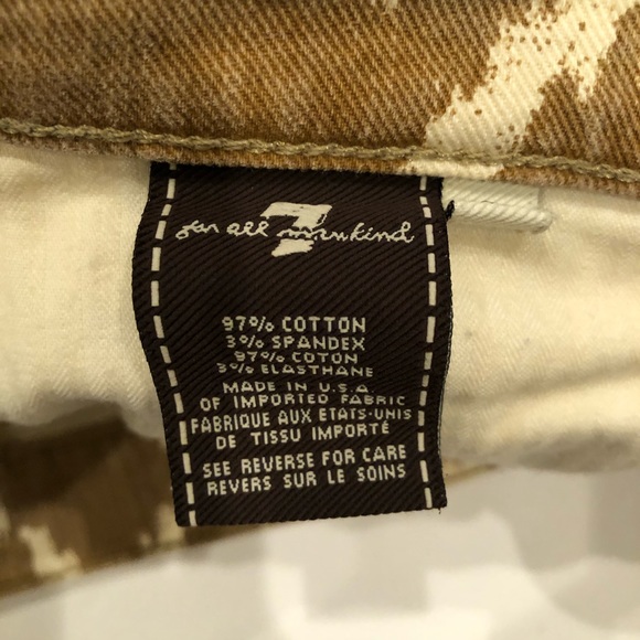 7 For All Mankind The Cropped Skinny Jeans Size 28 - Picture 4 of 4